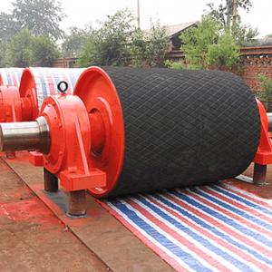 Wholesale Color Material Roller Conveyor Belt , Black Conveyor Drive Pulley from china suppliers