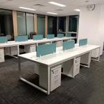 Office Furniture Staff Call Center Executive Office Workstation For 6 Person