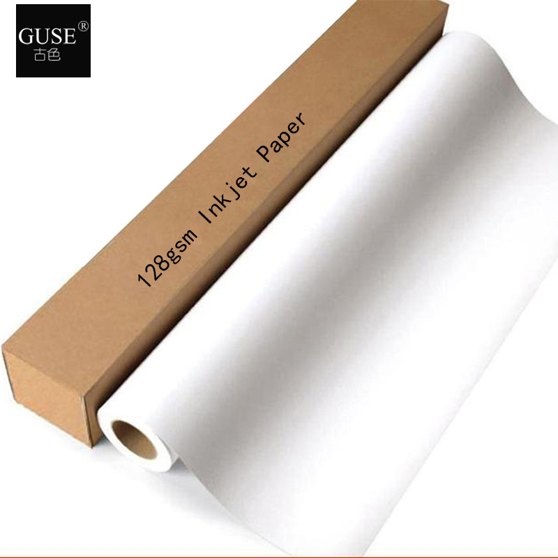 Thin Bright White Matte Coated Inkjet Paper A4 128g 210*297mm