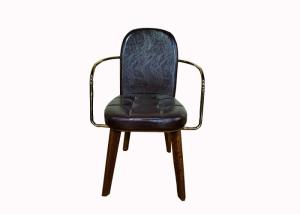 Wholesale PU Leather 47cm 88cm Wrought Iron Upholstered Dining Chairs from china suppliers