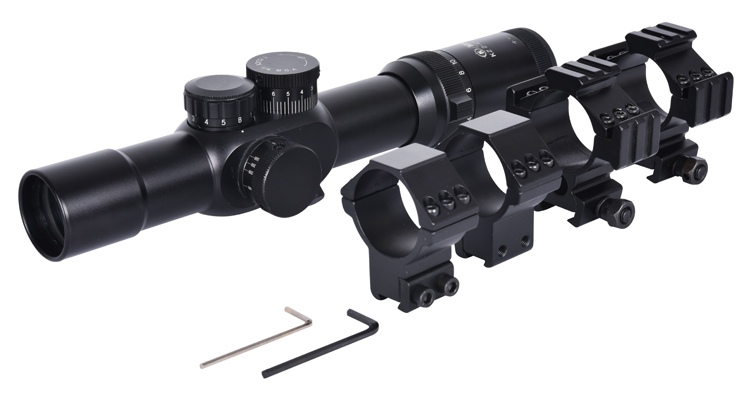 Magnification 2-12x Hunting Optical 35mm One-Piece Tube SF FFP Red and Green Scope
