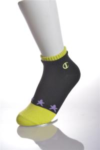 Wholesale Cotton Anti Blister Running Socks , Yellow Winter Running Socks For Adult from china suppliers