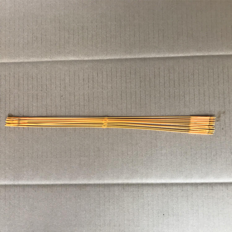 Yellow Plastic Heald Wire Waterjet Loom Spare Parts For Weaving Machine