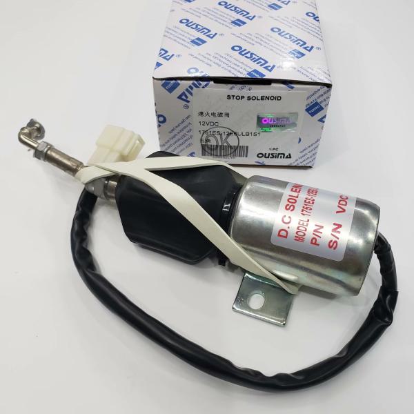 OUSIMA 1751ES-12E6ULB1S1 12V Fuel Shut Off Stop Solenoid Valve Solenoid Stop