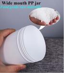Cosmetic Food Packaging 250ml 500ml White Black Blue PP Plastic Cosmetic Cream