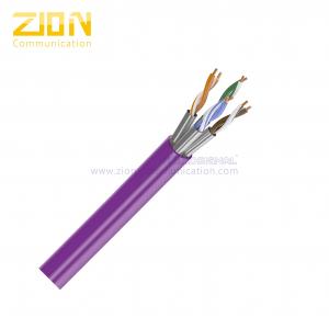 China U / FTP Outdoor Network Cable CAT 6A BC LSZH Twisted Pair Installation on sale