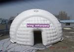 Airtight Inflatable Tent / White Dome Tent Short-lived For Project Show Events