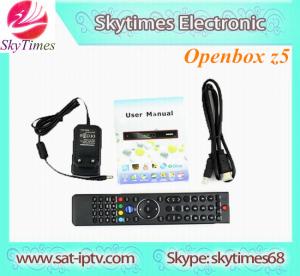 China DVB-S2 Receiver original Openbox Z5 HD Support free IPTV, Youtube/Youporn on sale
