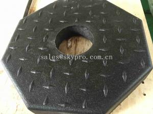 Wholesale Outdoor Rubber Pavers / Rubber Floor Paver Training Room Interlocking Tile from china suppliers