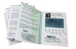 A4 / A5 promotional gifts LCD Video Mailer for advertisement / fair display