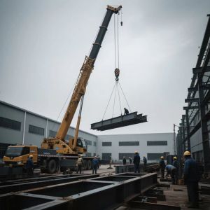 Custom Steel Frame Building 30% Lighter Than Conventional