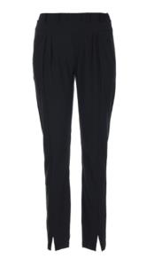 Wholesale Stretchy Long Womens Slim Leg Trousers Plain Dye Polyester And Spandex Fabric from china suppliers