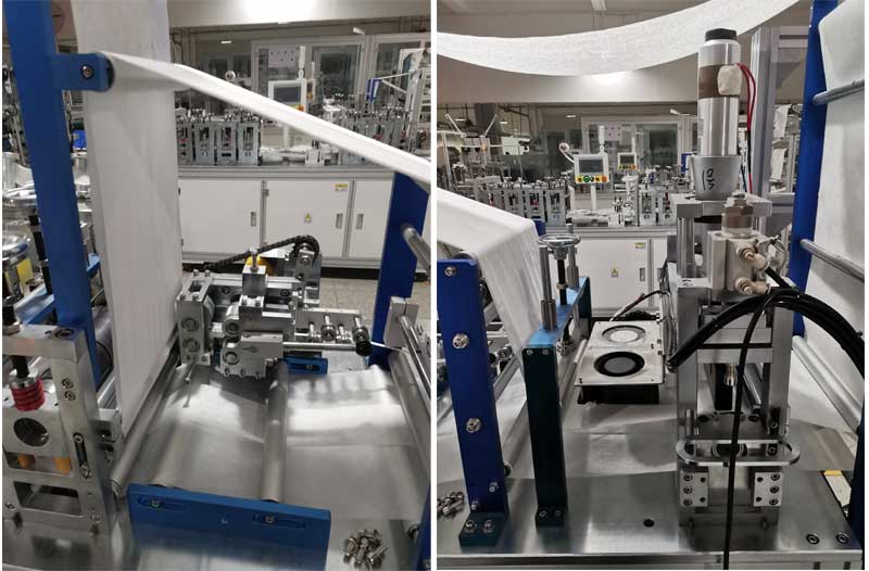 150pcs/Min KF94 Fully Automatic Mask Making Machine PLC Control
