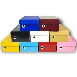 Wholesale Colored Custom Cardboard Boxes , Recycled Paper Box Shoes Packaging from china suppliers
