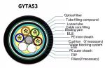Direct Burial Fiber Optic Cable GYTA Armoured Single Mode 144 Core Double Sheath