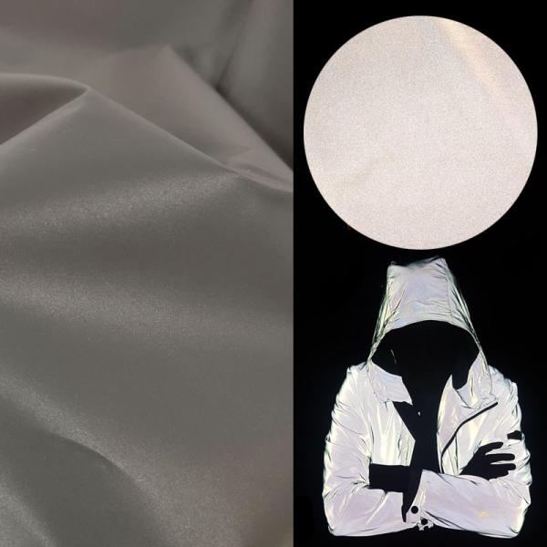 Grey Blue Black Reflective Fabric Tape For Sale Reflective Material For Clothing