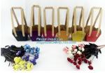 Flower Carrier Twisted Handle Rope Ribbon Tie Paper Carry Bag Shopping,Flower