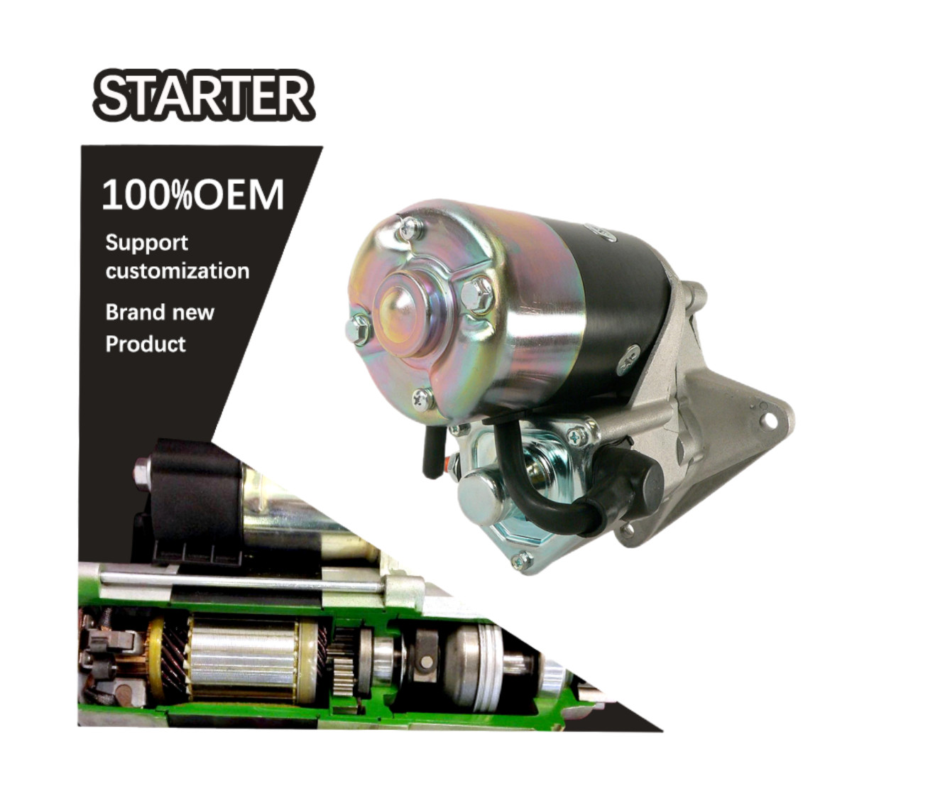 12V 10T CW STARTER 70270324, 70273901, 270324, 273901, 028000-6780, 028000-6781, 028000-6782, 028000-6783 0280006780