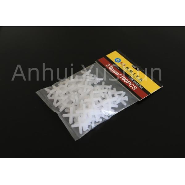 3mm Polyester Plastic Tile Spacer Cross For Ceramic