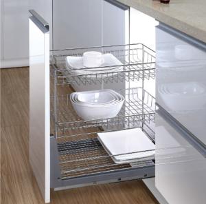 Wholesale Long Life Modern Kitchen Accessories Under Cabinet Drawer Line Sliding Shelves Basket from china suppliers