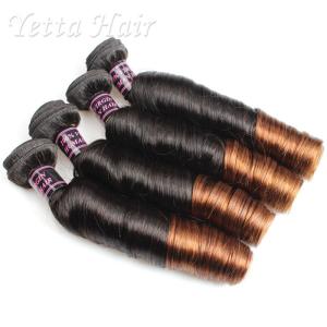 Wholesale 14 - 16 Inch Ombre Indian Human Hair Weave No Shedding No Foul Odor from china suppliers