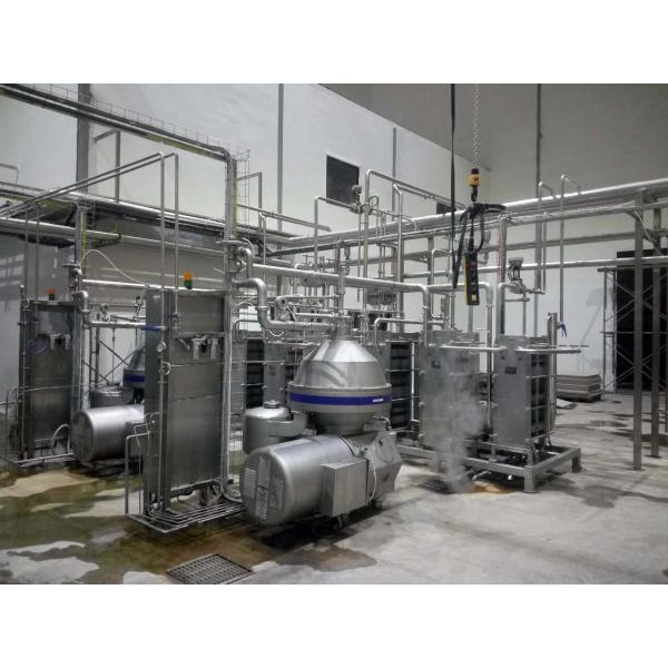 High Efficiency And Productivity UHT Milk Processing Line For Uht Milk Customized 500-20000l/H With PLC SUS304/316