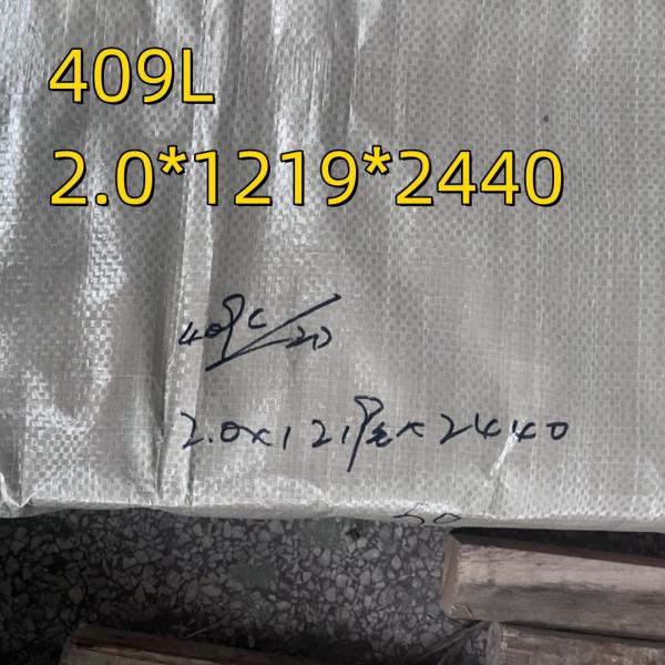 Grade 409L 1.4510 Cold Rolled Stainless Steel Sheet 0.5-3mm 2B 2D Finished