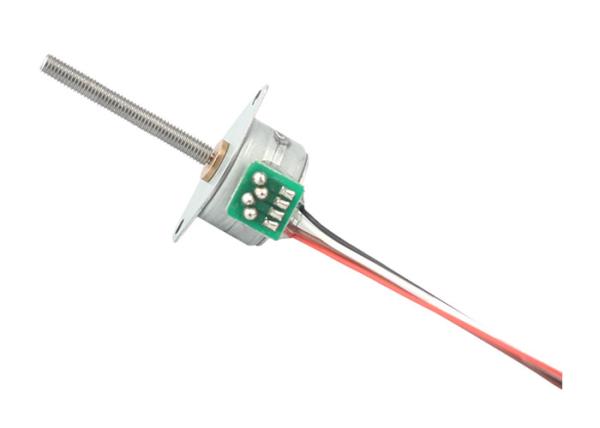 15mm High Speed Permanent Magnet Motor , Long Screw Shaft Motor SM1519