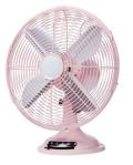 3 Speed 110V 50Hz Retro Electric Fan , 12inch Full Copper Motor Retro Portable