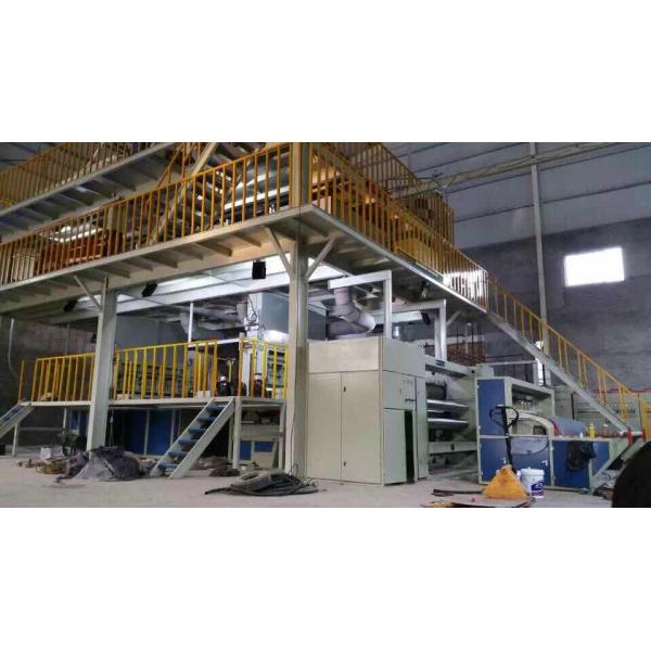 SS AL - 1600mm PP Non Woven Fabric Making Machine , Fast Spunbond Machine