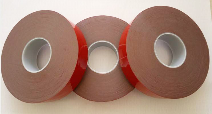 Red Acrylic Foam Tape Liner Release Material PE Material For Decoration