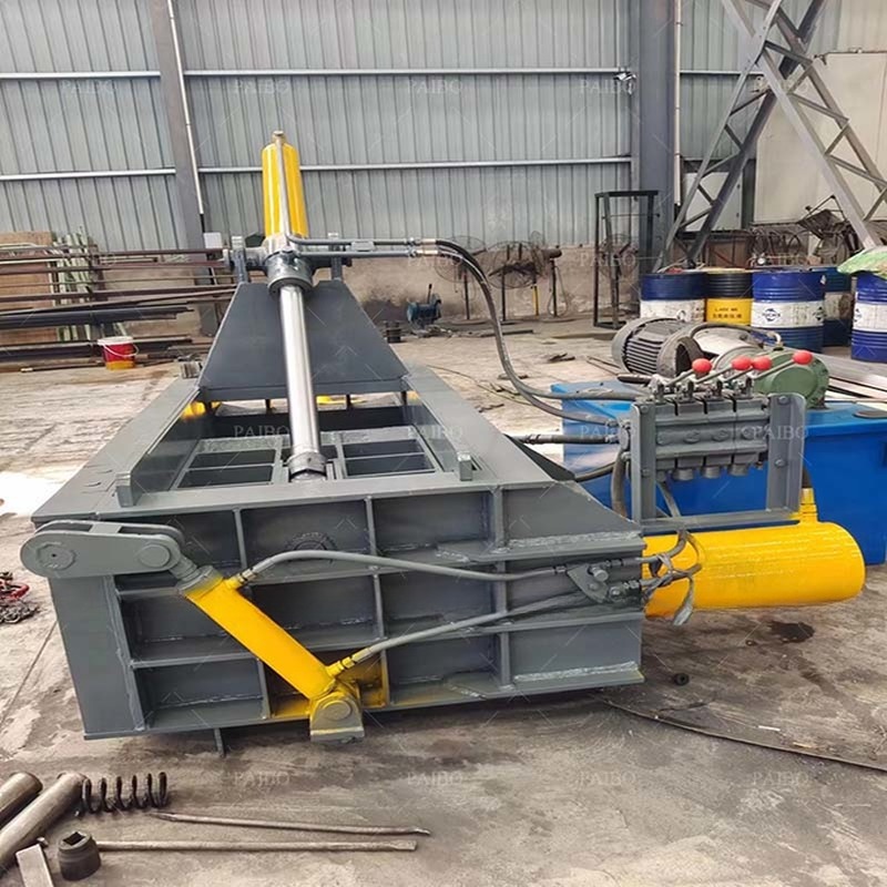 Machine Weight 5000kg Waste Metal Baler Aluminum Cans Scrap Metal Press Baler Machine