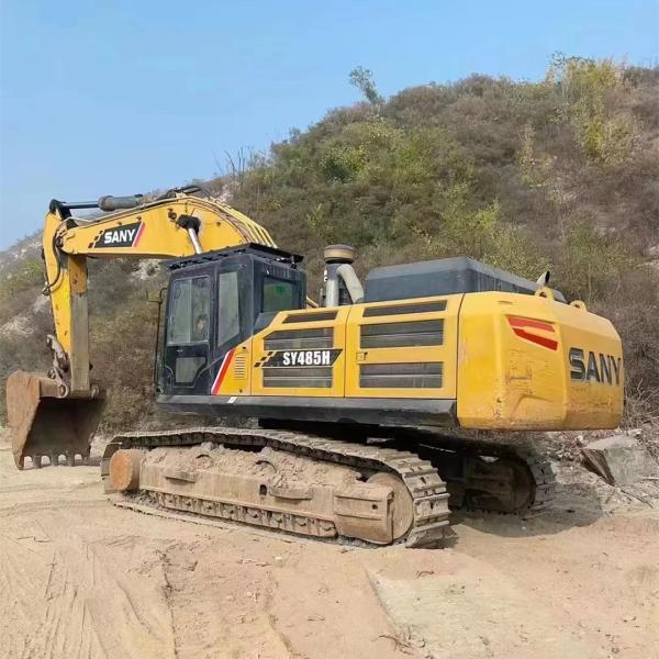 Affordable Sany 50 ton excavator SY485 used with 2.2-3.1m3 bucket capacity and performance