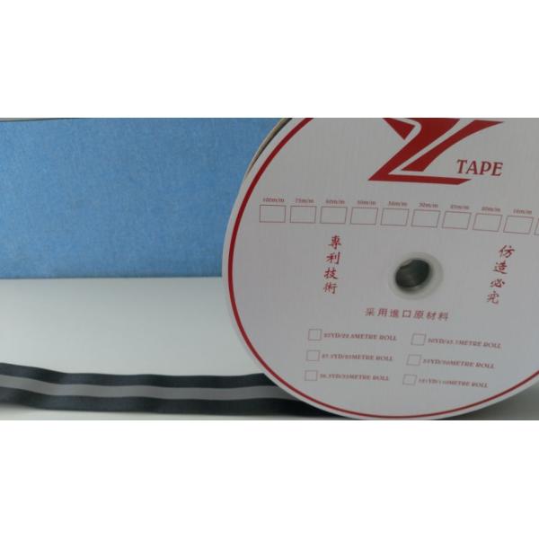 Logo Print Nylon Hook And Loop Fastener Straps With Reflective Material