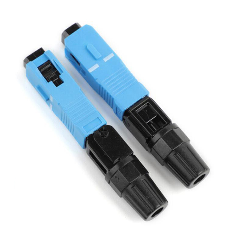 Customized Fiber Optic Connector , Fast SC Connector RoHS Compliant
