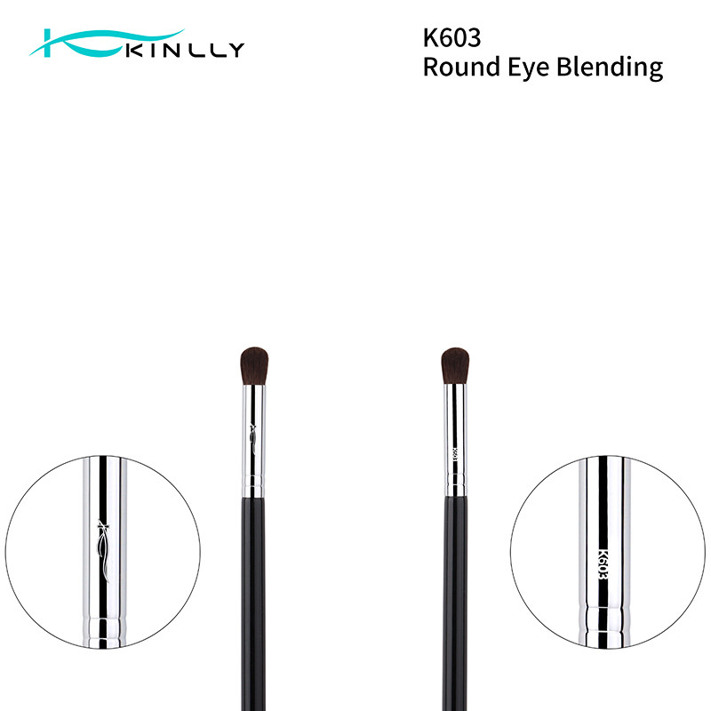 1Pcs Black Eyeshadow Opp Bag Luxury Makeup Brushes