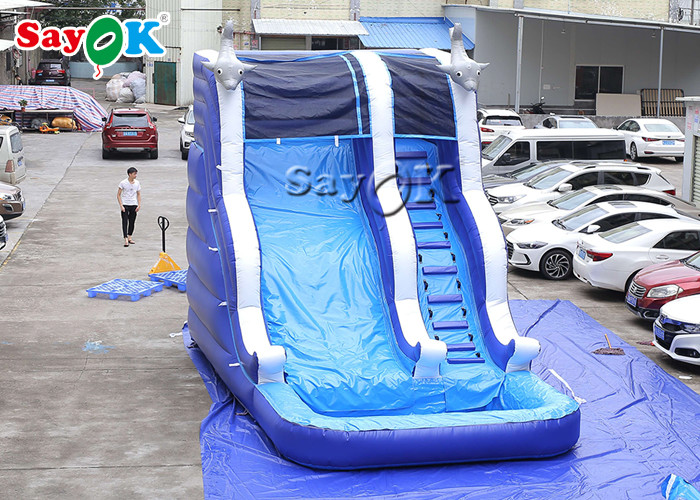 Inflatable Swimming Pool Slide Clearance 7x4x5mH Outdoor Kid Inflatable Climbing Water Slide For Entertainment