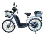 Single Speed 12AH 48V Battery Electric Bike With Steel Suspension Front Fork