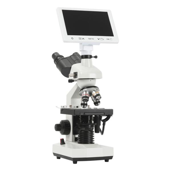 Biological Metal Microscope with Adjustable Aperture and Double-Layer Movable Platform