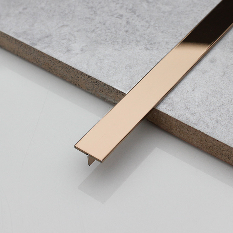 U Shape Stainless Steel Tile Trim 6mm Mirror Brushed SS Angle Trim