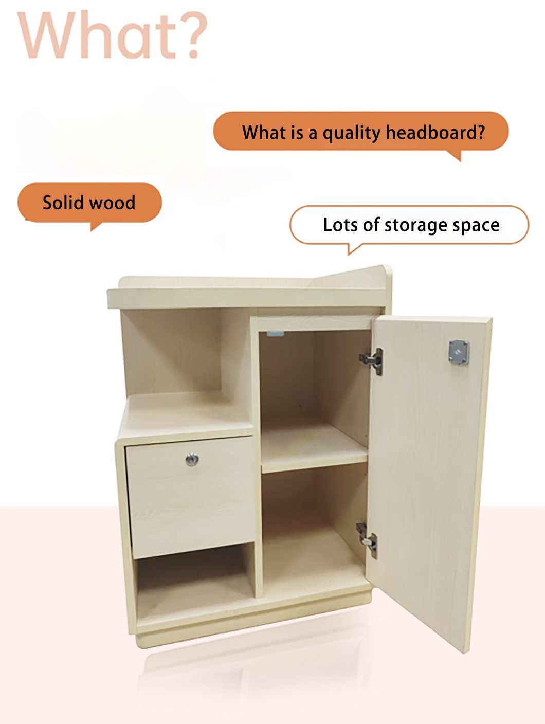 Practical Nightstand for Bedroom and Living Room Furniture