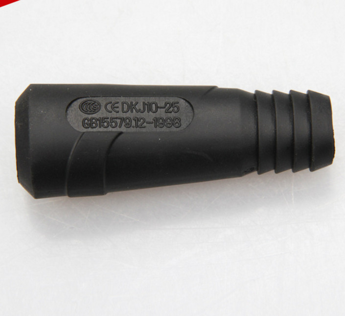 10-25 Mm2 Male Plug Cable Joint Connector Brass And Rubber Material