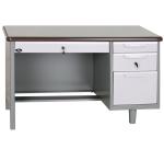 school hospital 920mm long fireproof steel executive desk