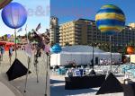 Outdoor Activity Decoration Moon Balloon Light LED 400W 600W 800W Inflatable