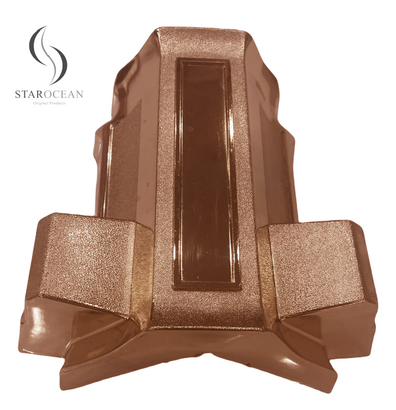 Bronze Plastic Coffin Corner Set With Lugs And Steel Bars Premium Accessories 7# B