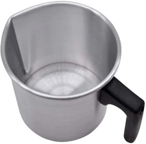 Wholesale DIY Candle Making Pouring Pot Wax Melting Pitcher and 1200ml Cup in Silver Color from china suppliers