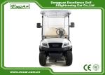 3.7kw DC Motor Electric Sightseeing Car 8 Seat White Electric Shuttle Bus