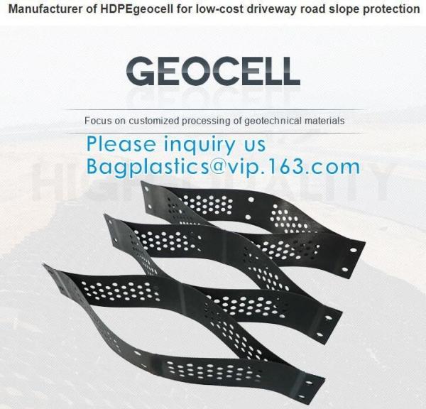 Plastic Hdpe Cellular Textured Gravel Stabilizer Typar Geocell Recycled Plastic