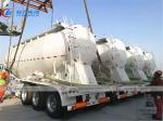 25cbm 35cbm 50cbm Carbon Steel Tanker 3 Axle Semi Trailer For Bulk Cement