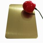 rose gold color 304 stainless setel sheet mirror or hairline finish 1219x2438mm
